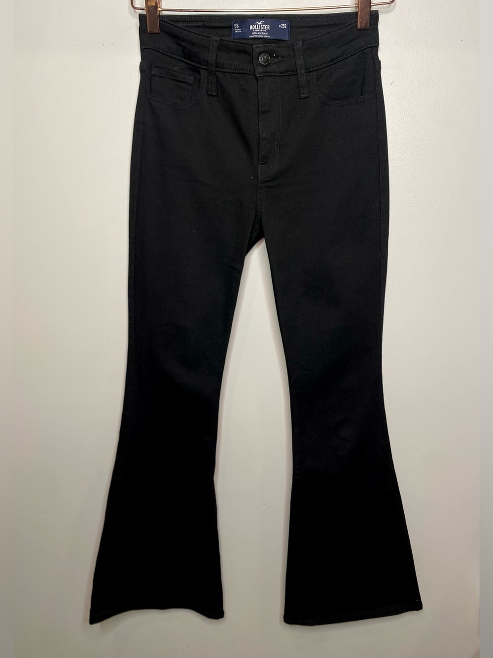 Hollister High Raise Flare Stretch Jeans.